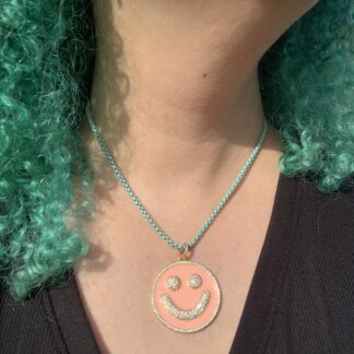 Enamel Chain & Smiley Face