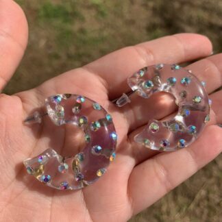 Chunky Hoops Earrings