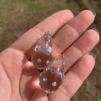 Drop Clear Earrings