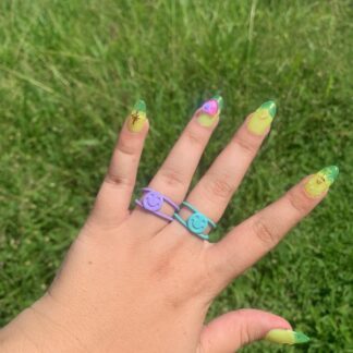 Smiley Adjustable Ring