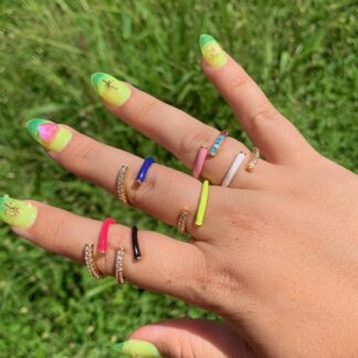 Two Tones Adjustable Ring