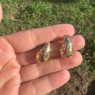 Drop & Moon Earrings