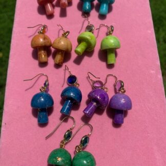 Mushroom Glam Earrings