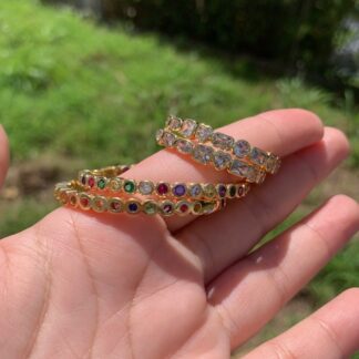 Cubic Zirconia Hoops