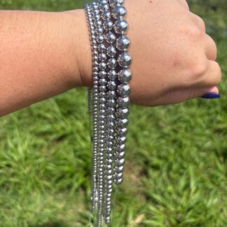 Silver Bublé Necklace