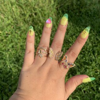 Butterfly Love Rings