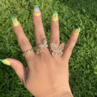 Adjustable Gold Plated Rings