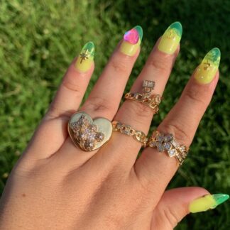 Adjustable Gold Plated Rings (2)